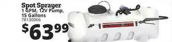 Rural King Spot Sprayer 1 GPM, 12V Pump, 15 Gallons offer