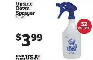 Rural King Upside Down Sprayer offer