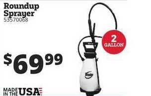 Rural King Roundup Sprayer offer