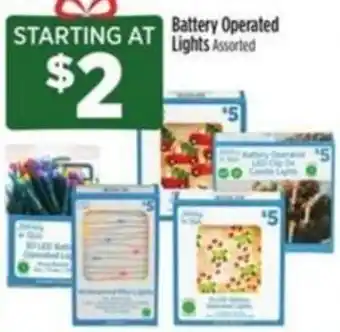 Dollar General Battery Operated Lights offer