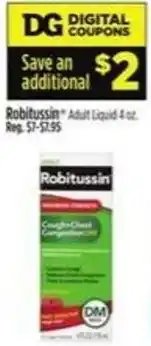 Dollar General Robitussin offer