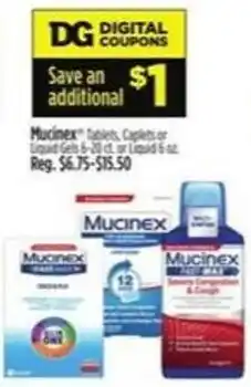 Dollar General Mucinex offer