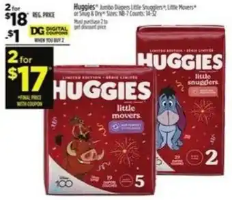 Dollar General Huggies offer