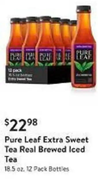 Walmart Pure Leaf Extra Sweet Tea Real Brewed Iced Tea offer