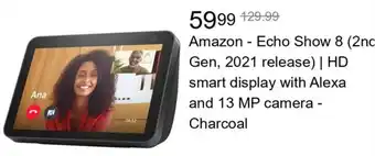 Best Buy Amazon - Echo Show 8 offer