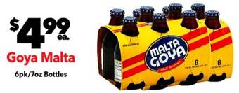 La Bonita Supermarkets Goya Malta offer