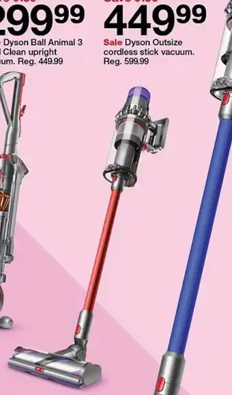 Target Dyson Outsize cordless stick vacuum offer