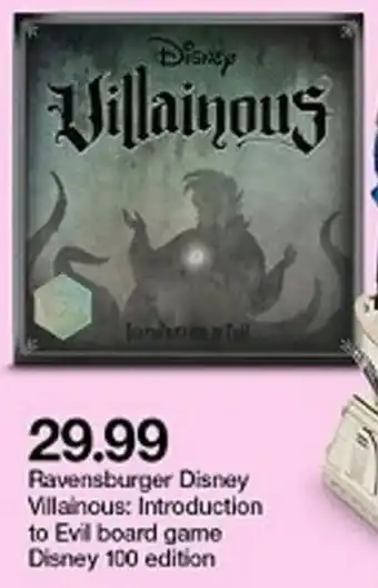 Target Ravensburger Disney Villainous: Introduction to Evil board game Disney 100 edition offer
