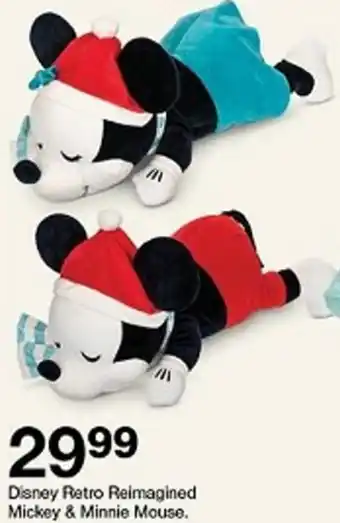 Target Disney Retro Reimagined Mickey & Minnie Mouse offer