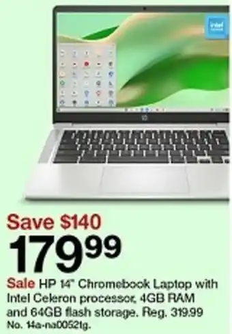 Target HP 14 Chromebook Laptop offer