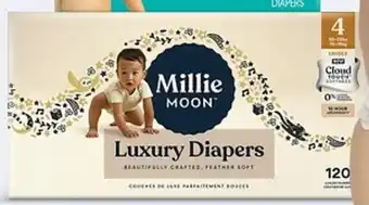 Target Millie Moon luxury diapers offer