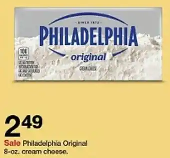 Target Philadelphia Original 8-oz. cream cheese offer