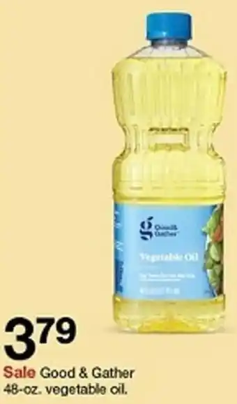 Target Good & Gather 48-oz. vegetable oil offer