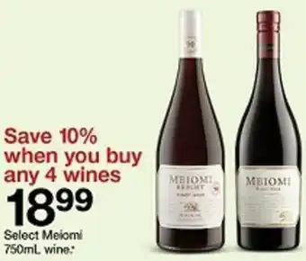 Target Select Meiomi 750mL wine offer