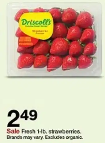 Target Fresh 1-lb. strawberries offer