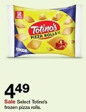 Target Totino's frozen pizza rolls offer