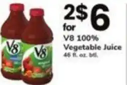 ACME V8 100% Vegetable Juice offer