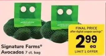 ACME Signature Farms Avocados offer