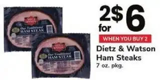 ACME Dietz & Watson Ham Steaks offer