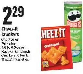 Big Y Cheez-It Crackers offer