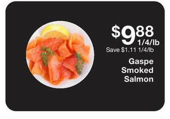Fairway Store Market Gaspe Smoked Salmon offer
