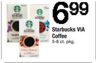 ACME Starbucks Via Coffee offer
