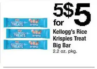 ACME Kellogg's Rice Krispies Treat Big Bar offer
