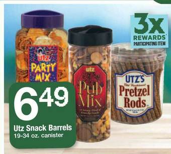 ACME Utz Snack Barrels offer