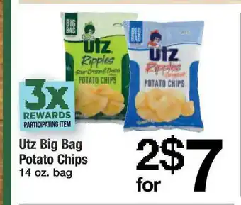 ACME Utz Big Bag Potato Chips offer