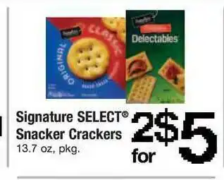 ACME Signature Select Snacker Crackers offer