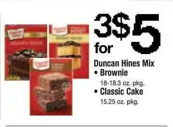 ACME Duncan Hines Mix Brownie, Classic Cake offer