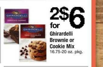 ACME Ghirardelli Brownie Or Cookie Mix offer