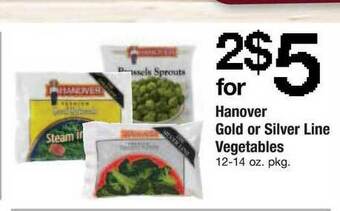 ACME Hanover Gold Or Silver Line Vegetables offer