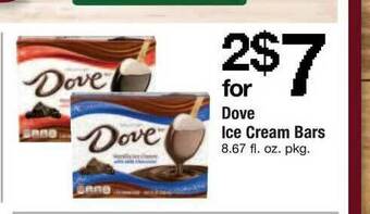 ACME Dove Ice Cream Bars offer