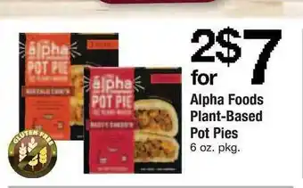ACME Alpha Foods Plant-based Pot Pies offer
