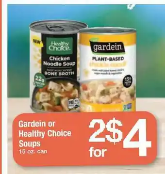 ACME Gardein Or Healthy Choice Soups offer