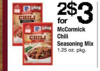 ACME Mccormick Chili Seasoning Mix offer