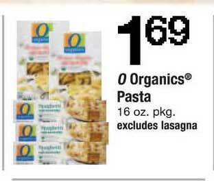 ACME O Organics Pasta offer
