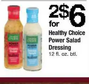 ACME Healthy Choice Power Salad Dressing offer