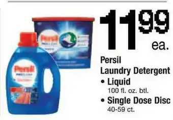 ACME Persil Laundry Detergent Liquid, Single Dose Disc offer