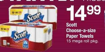 ACME Scott Choose-a-size Paper Towels offer