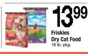 ACME Friskies Dry Cat Food offer