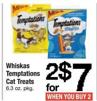 ACME Whiskas Temptations Cat Treats offer