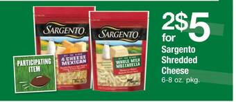 ACME Sargento Shredded Cheese offer