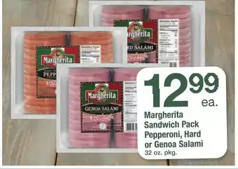 ACME Margherita Sandwich Pack Pepperoni, Hard Or Genoa Salami offer