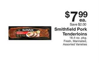 Fairway Store Market Smithfield Pork Tenderloins offer