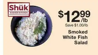 Fairway Store Market Smoked White Fish Salad offer