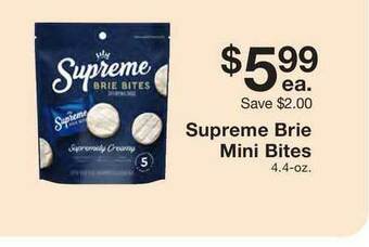 Fairway Store Market Supreme Brie Mini Bites offer
