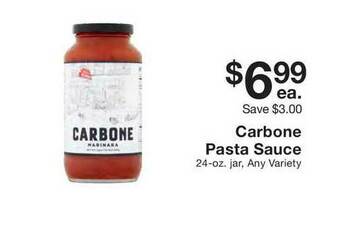 Fairway Store Market Carbone Pasta Sauce offer