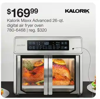 JC Penney Kalorik maxx advanced 26-qt. digital air fryer oven offer